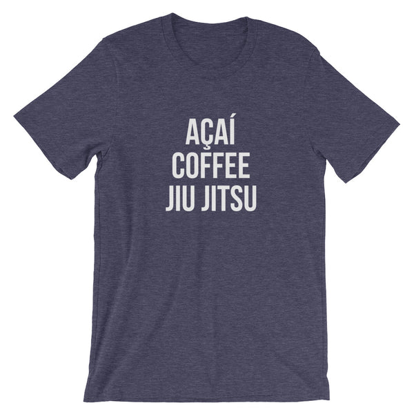 Acai Coffee Jiu-Jitsu Short-Sleeve Unisex T-Shirt -GuardWhatsYours Coffee and Acai JiuJitsu Shirt : Jiu Jitsu T-Shirt for Acai Lovers Shirt