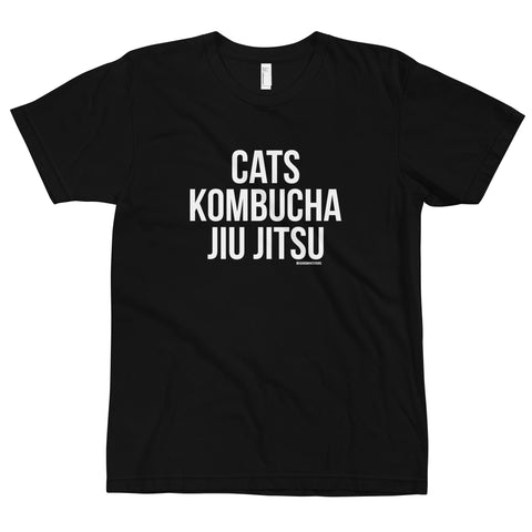 Cats Kombucha Jiu-Jitsu BJJ Unisex Classic Heavy Tshirt Cats Booch Jiu Jitsu BJJ GuardWhatsYours Tank JiuJitsu Grappling Kombucha Lover Tank
