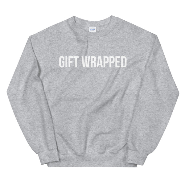 Jiu Jitsu Christmas Snow Gift Wrap Position Unisex Sweatshirt JiuJitsu Gift Wrapped Sweatshirt Gift Wrapped Unisex Sweatshirt BJJ Chokes
