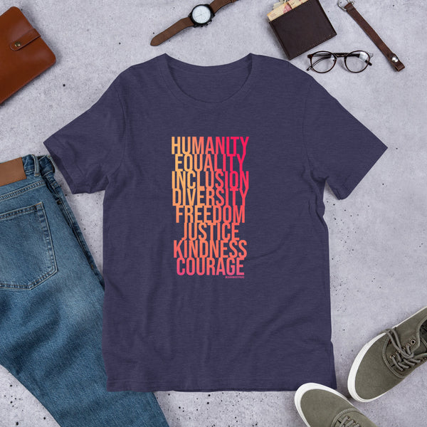 Guard Each Other Diversity Equality Inclusion Jiu Jitsu Flame Unisex Tshirt BJJ Humanity Jits Shirt Kindness Unisex BJJ Jiu-JitsuT-shirt