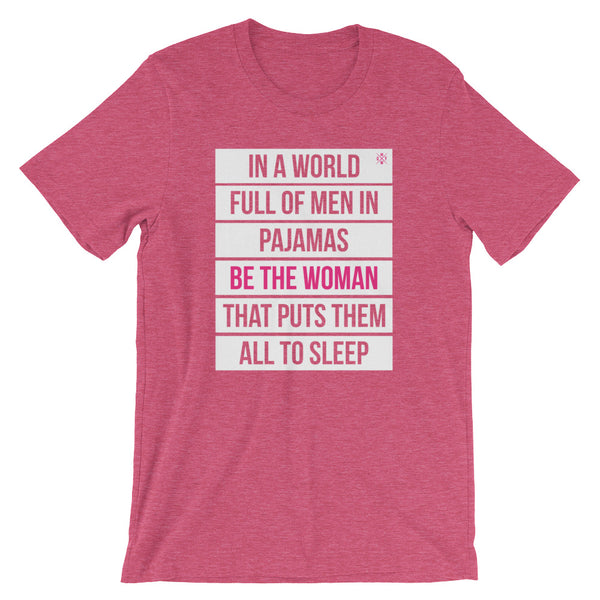 Be The Woman Shirt - Women's Jiu Jitsu BJJ MMA  - GuardWhatsYours Funny JiuJitsu Womens BJJ T-shirt - Put them All to Sleep Women's Day Tee