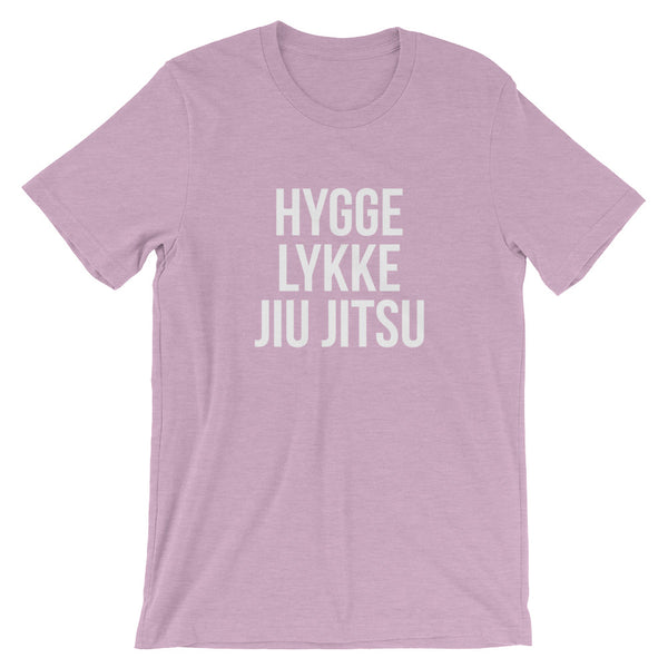 Hygge Lykke Jiu Jitsu shirt - Danish Happiness Jiu Jitsu Short-Sleeve Unisex T-Shirt Jiu Jitsu BJJ MMA GuardWhatYours - Tshirt
