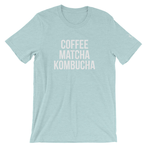Your Poison Jiu Jitsu Shirt - Coffee Matcha Kombucha BJJ Short-Sleeve Unisex T-Shirt - GuardWhatsYours Liquid Fuel Drinks Tees