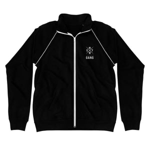 GuardWhatsYours Black Label Jiu Jitsu Athlete Premium Piped Fleece Jacket BJJ Fleece Jacket for MMA JiuJItsu Athletes Tournament Streetwear