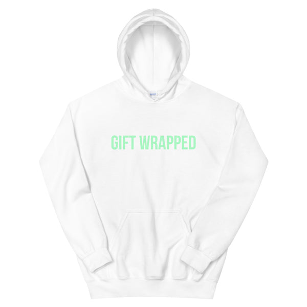 Jiu Jitsu Christmas Mint Gift Wrap Position Unisex Hoodie JiuJitsu Gift Wrapped Hooded Sweatshirt Gift Wrapped Unisex Hoodie BJJ Chokes