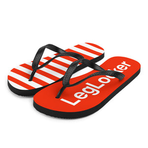 Jiu Jitsu LegLockers Safety Red Brazilian Jiu-Jitsu Flip Flops Unisex Thong Sandals Go For the LegLocks BJJ Slippers for Jiu Jitsu Slippers