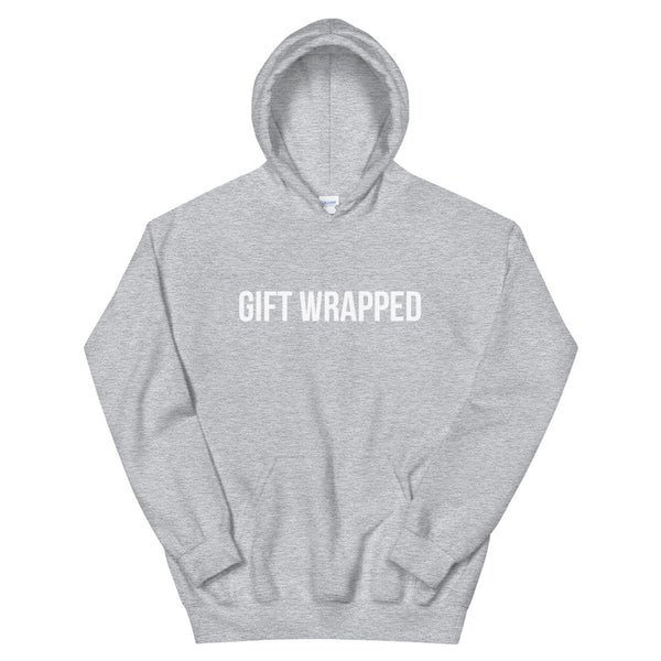 Jiu Jitsu Christmas Snow Gift Wrap Position Unisex Hoodie JiuJitsu Gift Wrapped Hooded Sweatshirt Gift Wrapped Unisex Hoodie BJJ Chokes