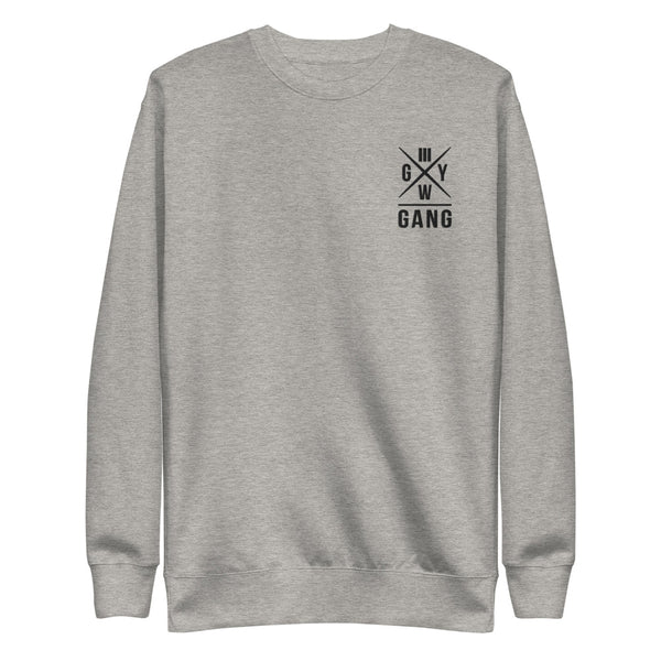 GWY Gang Unisex Crewneck Embroidered Sweatshirt JiuJitsu BJJ SweatShirt Jiu-Jitsu Join The Movement GuardWhatsYours Gang Sweatshirt
