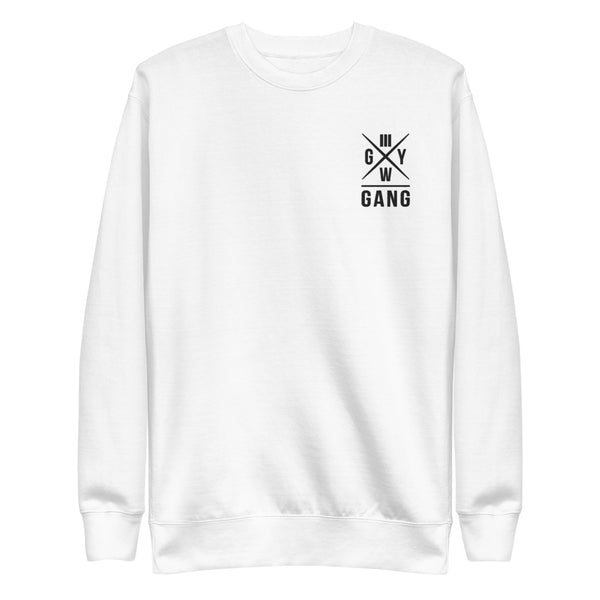GWY Gang Unisex Crewneck Embroidered Sweatshirt JiuJitsu BJJ SweatShirt Jiu-Jitsu Join The Movement GuardWhatsYours Gang Sweatshirt